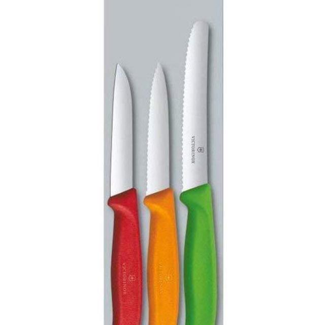 Victorinox Swiss Classic Set, 3 Pieces Paring Knife, Set of 3, Multicolored
