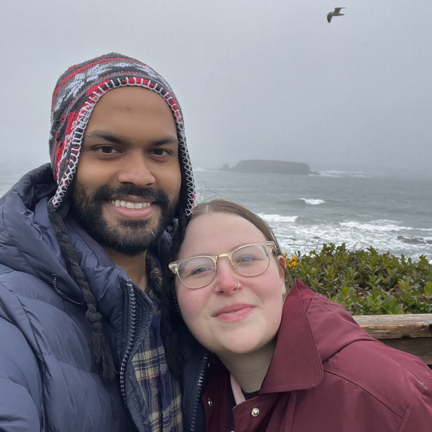 Celebrating our 6 year anniversary and Valentine's Day, we spent the weekend at the secluded Otter Rock.