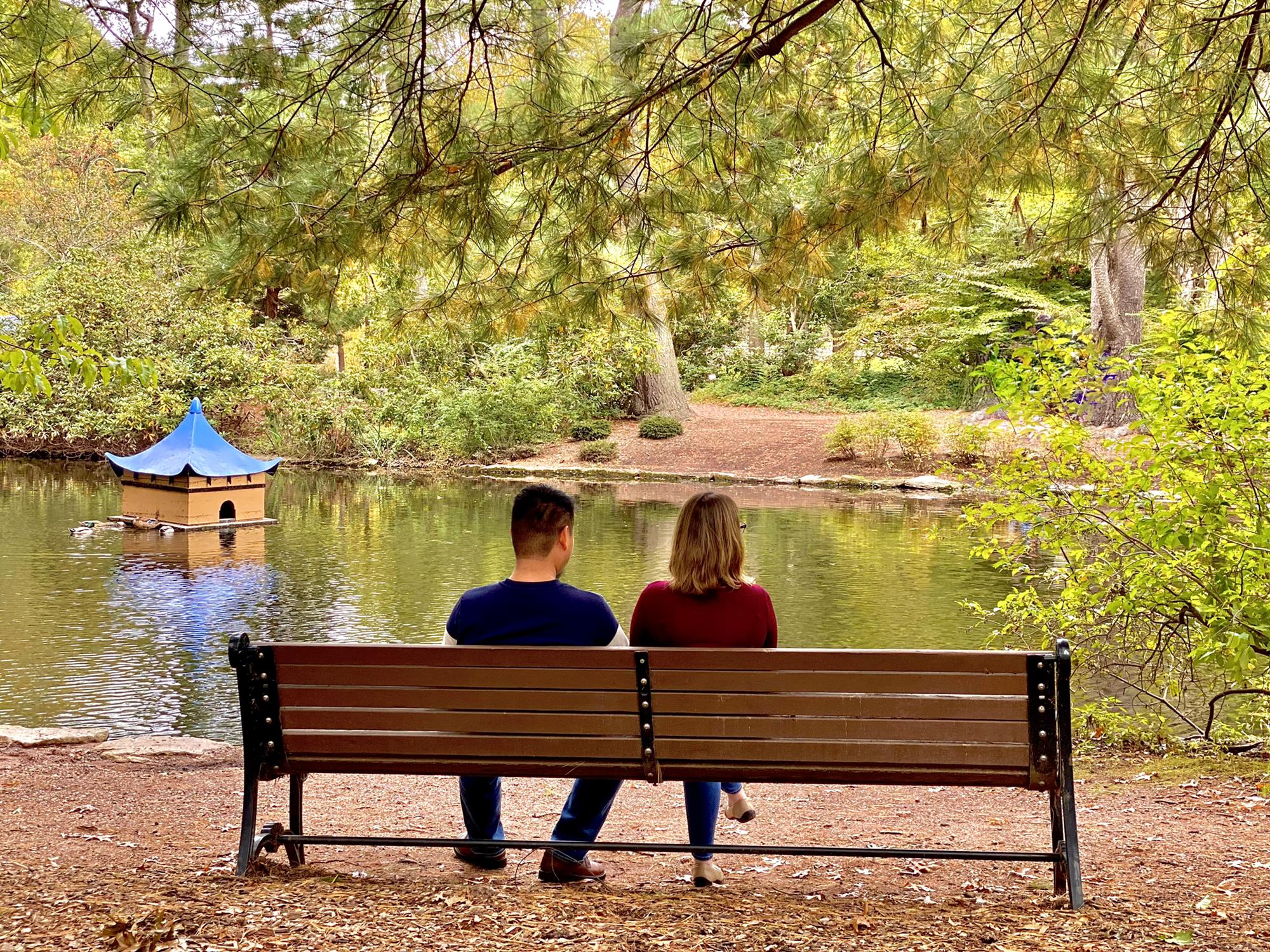 Moments before the proposal!