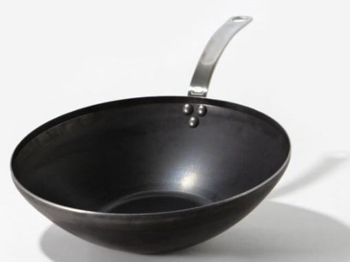 Blue Carbon Steel Wok