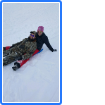 We are not much for skiing, but sledding, yes!