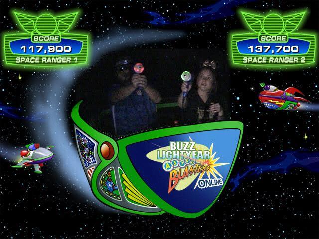 Astro Blasters - Disneyland, I always beat him!