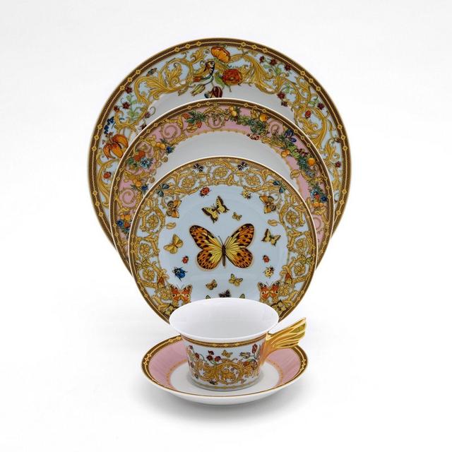 Rosenthal Meets Versace Butterfly Garden Bread & Butter Plate