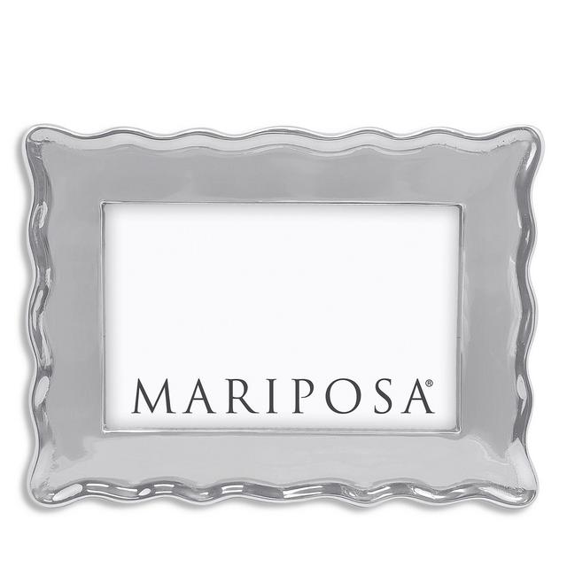 Mariposa Wavy Engravable Picture Frame, 4" x 6"