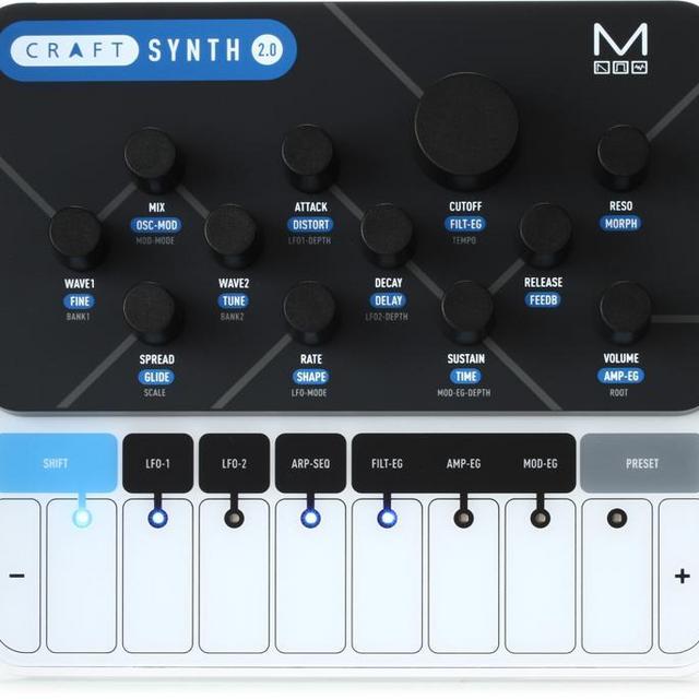 Modal Electronics Craft Synth 2.0 Portable Monophonic Wavetable Synthesizer