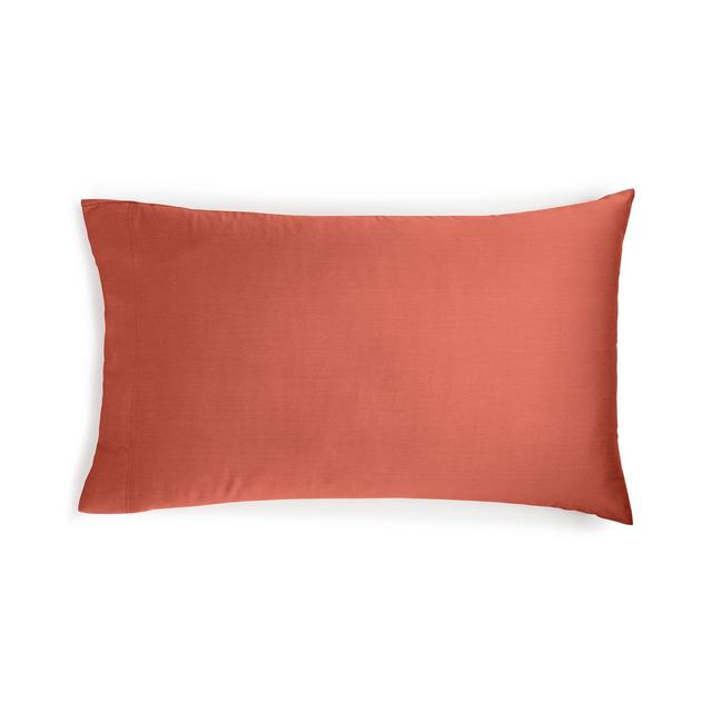 Oake Cotton Tencel Solid 300-Thread Count Standard Pillowcase Pair, Created for Macy's