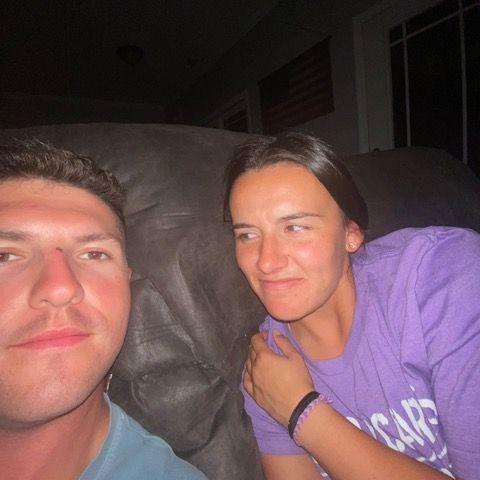 Our first picture together EVER, back in 2022.