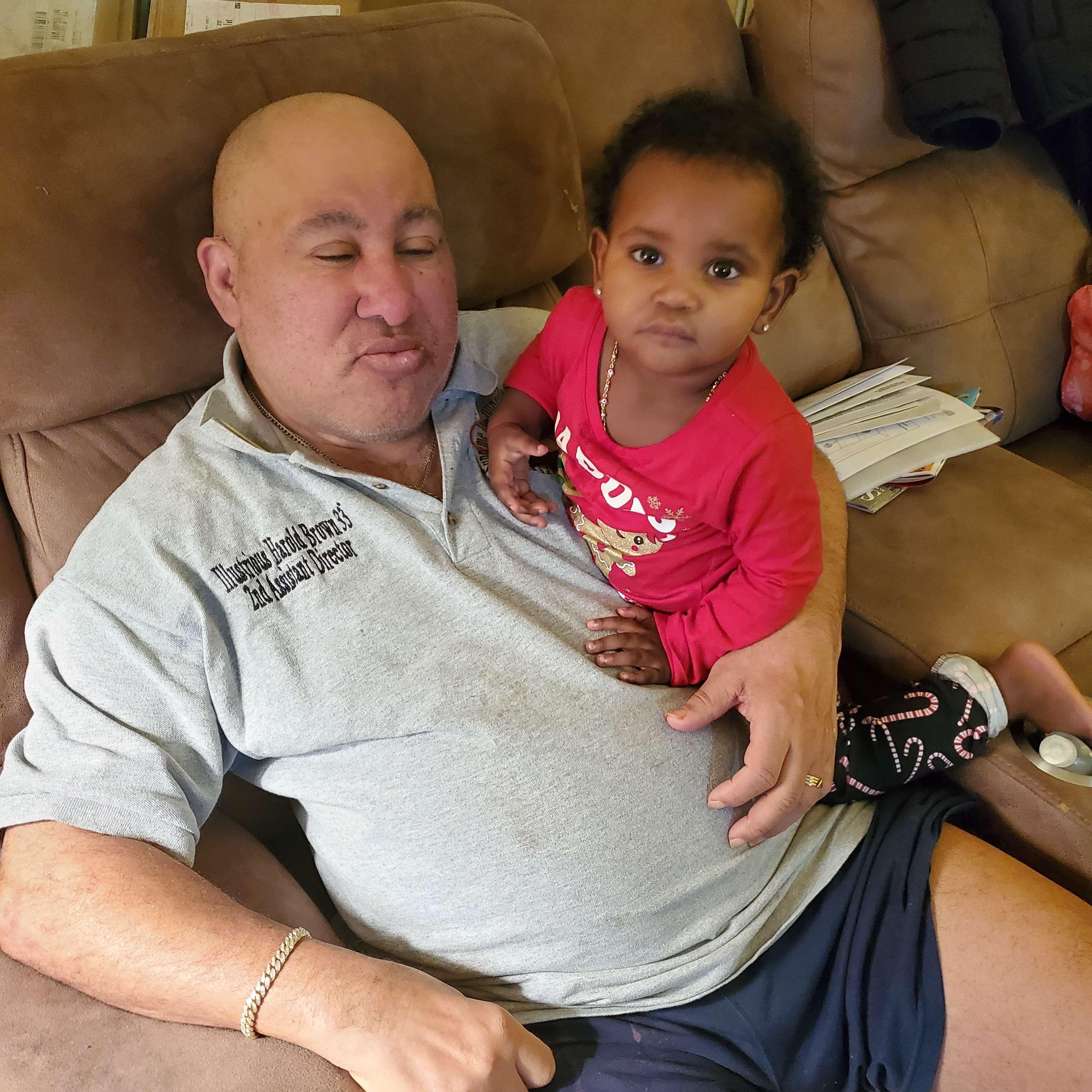Cami with her Poppa