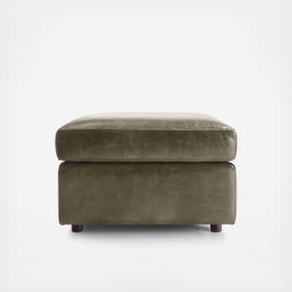 Barrett Leather Ottoman