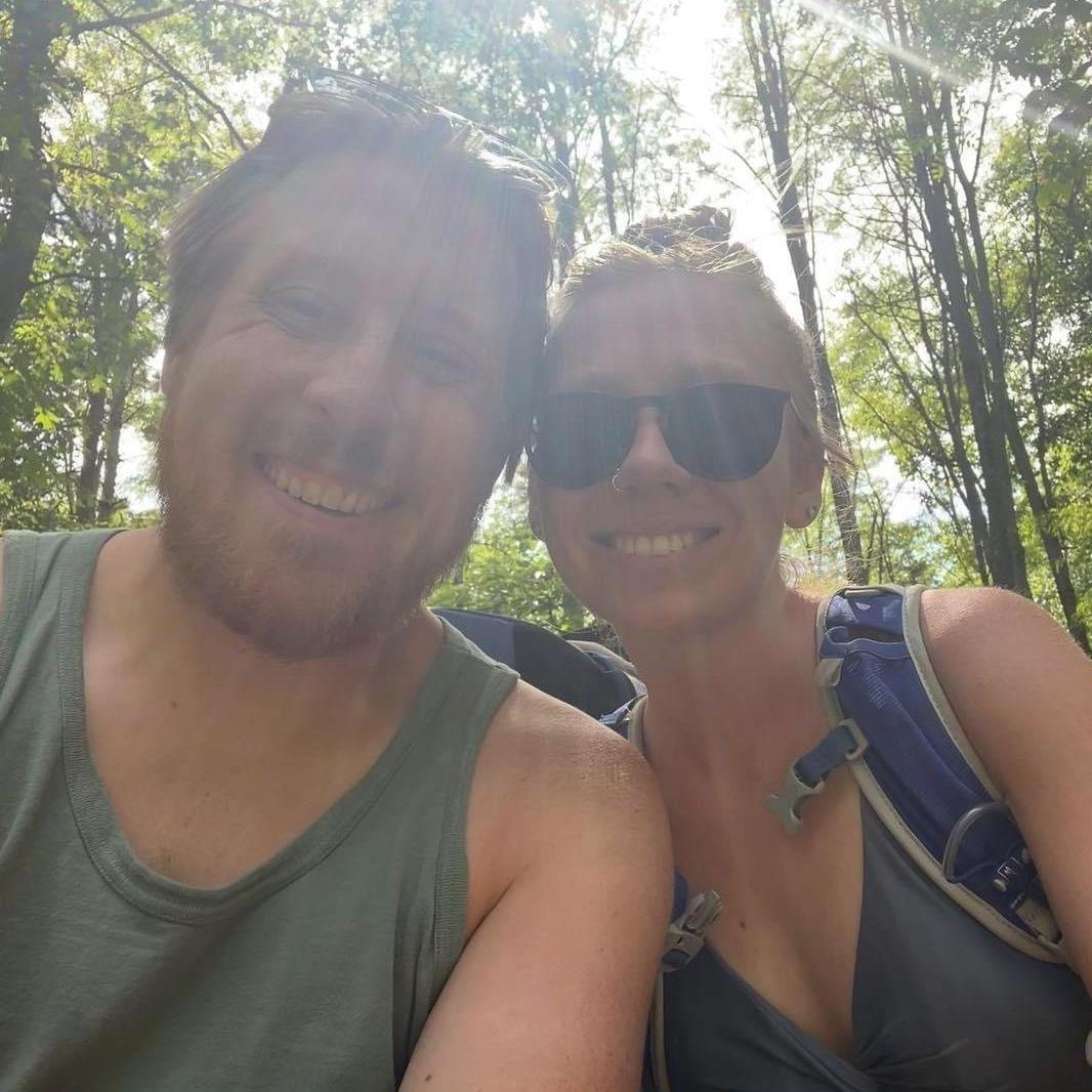 our first anniversary in afton state park