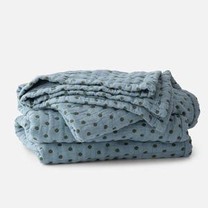 Polka Dot Quilt - Mineral