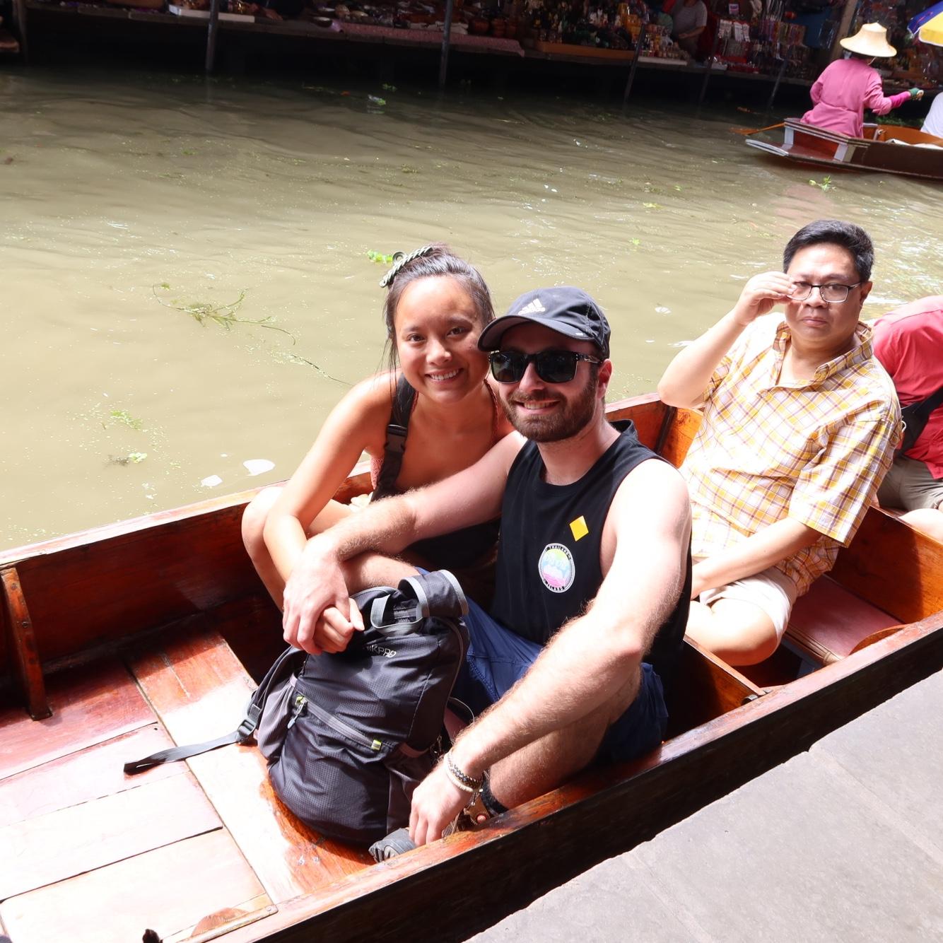 Floating market in Bangkok