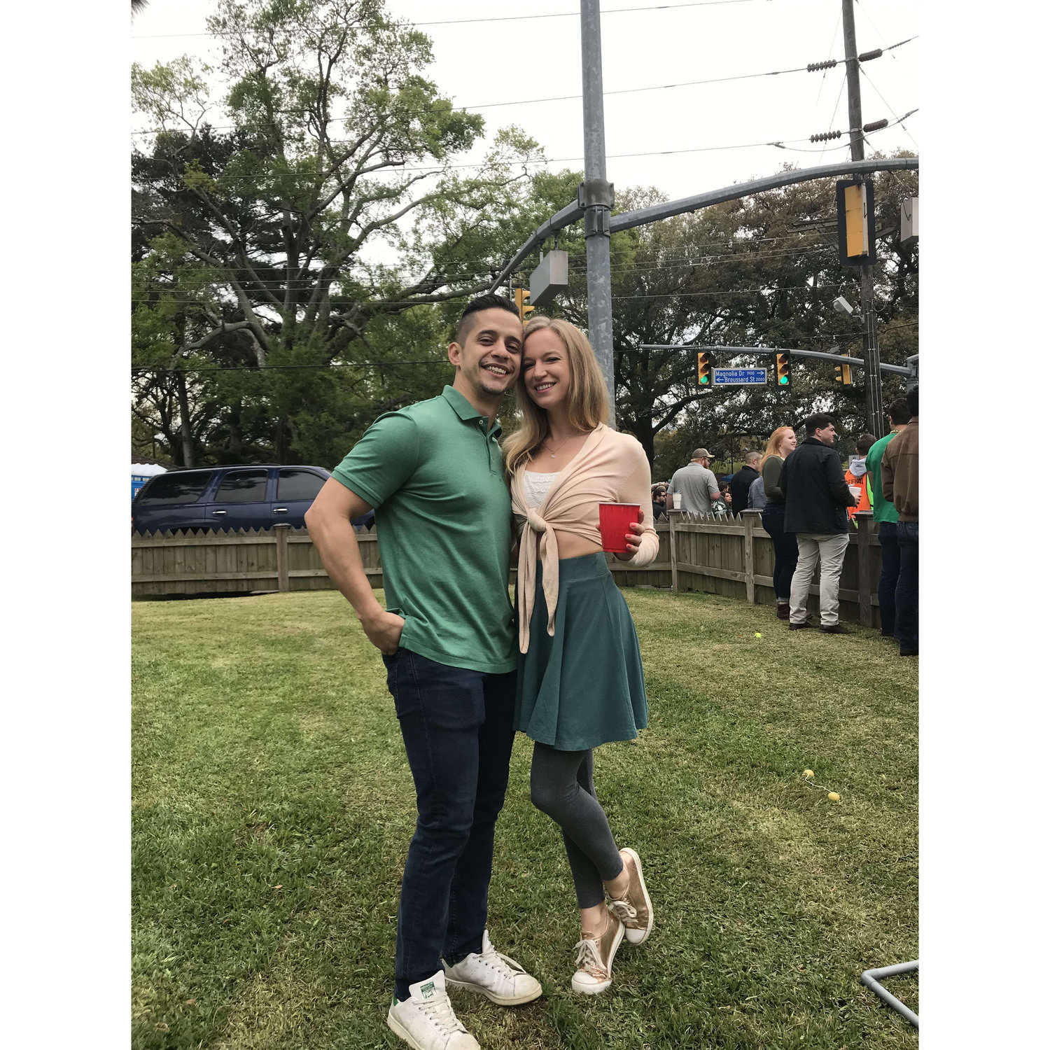 When you live on the St. Patty's parade route!