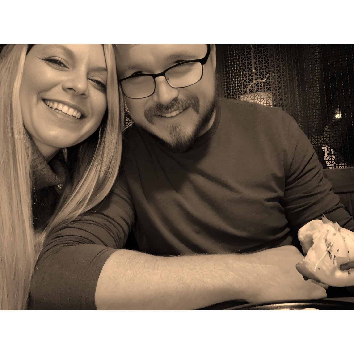 Celebrating our first anniversary with dumplings and fried rice at Bao Brewhouse Tea Room. Little did we know this would be the last photo of Raina before her face became paralyzed. Yikes! 🥟🍚