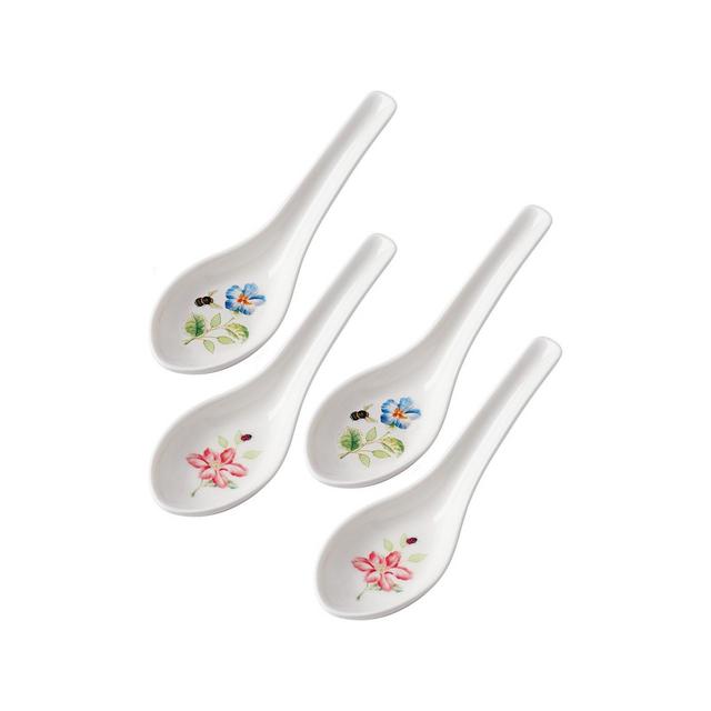 Butterfly Meadow 4 Piece Soup Spoon Set