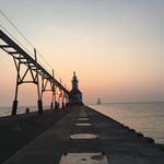 Walk along the St. Joseph Pier to the Lighthouse