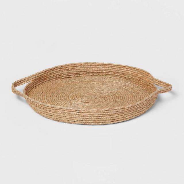 16" x 15" Seagrass Serving Tray - Threshold™