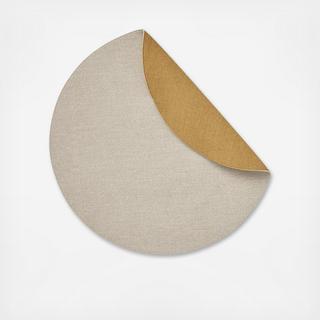 Chic Denim Round Reversible Placemat, Set of 4
