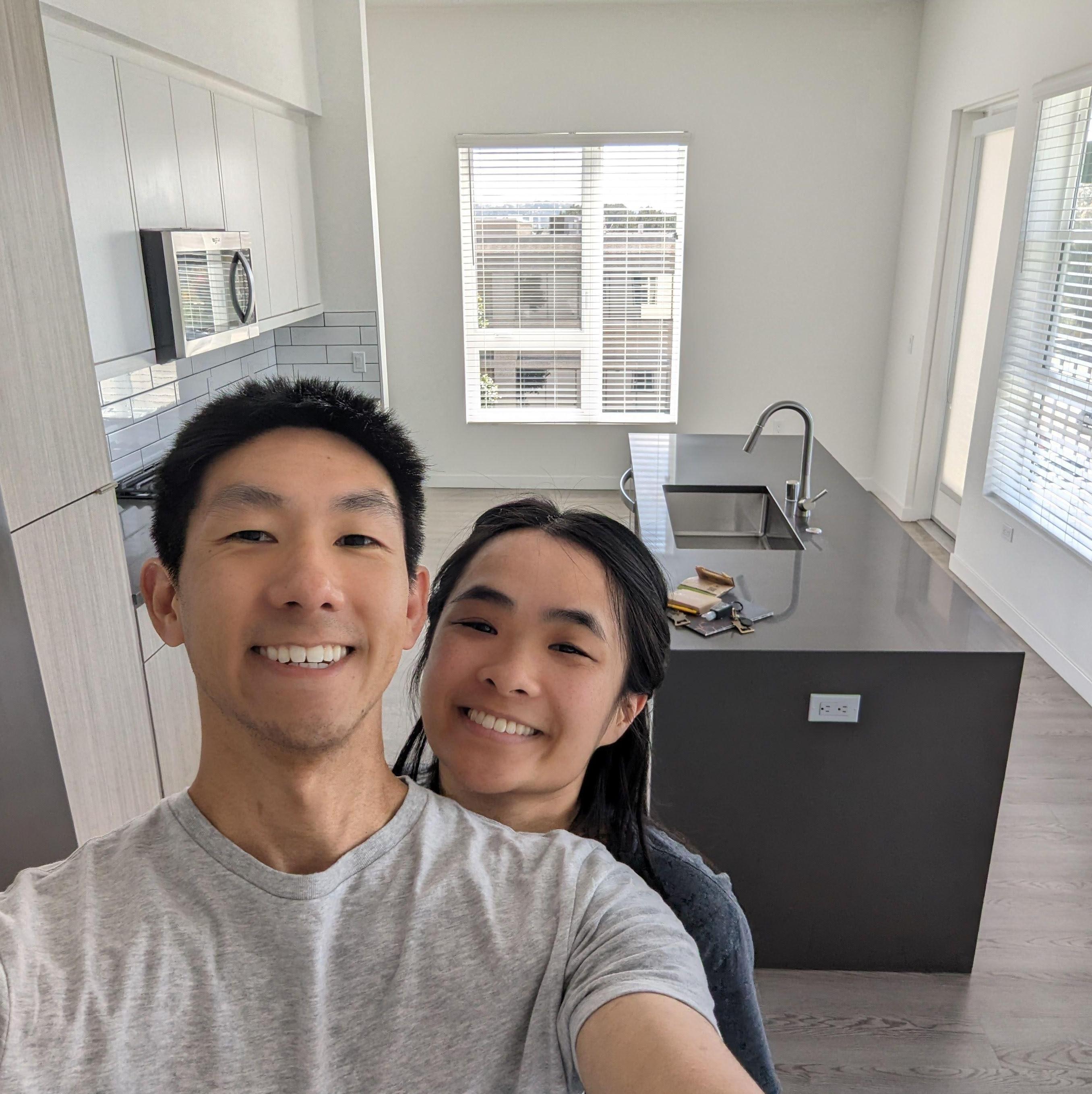 June 2024- Arrived in our new apartment in San Diego!