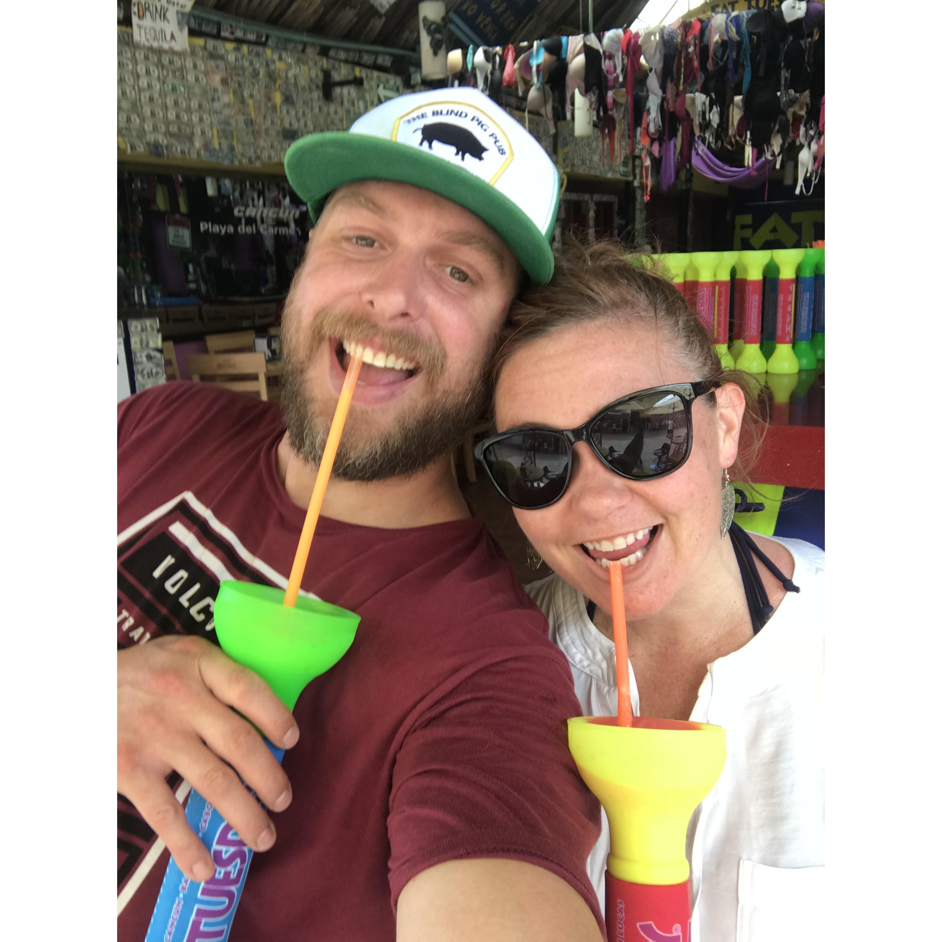 Our first time in Playa Del Carmen!