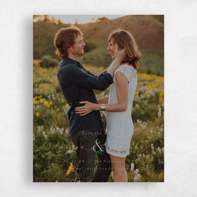 Rich Taupe, Brown Wedding Save the Date - Jackson Photo