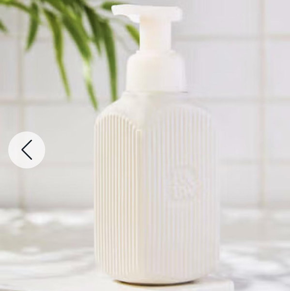 Cream Ceramic Gentle & Clean Foaming Hand Soap Dispenser