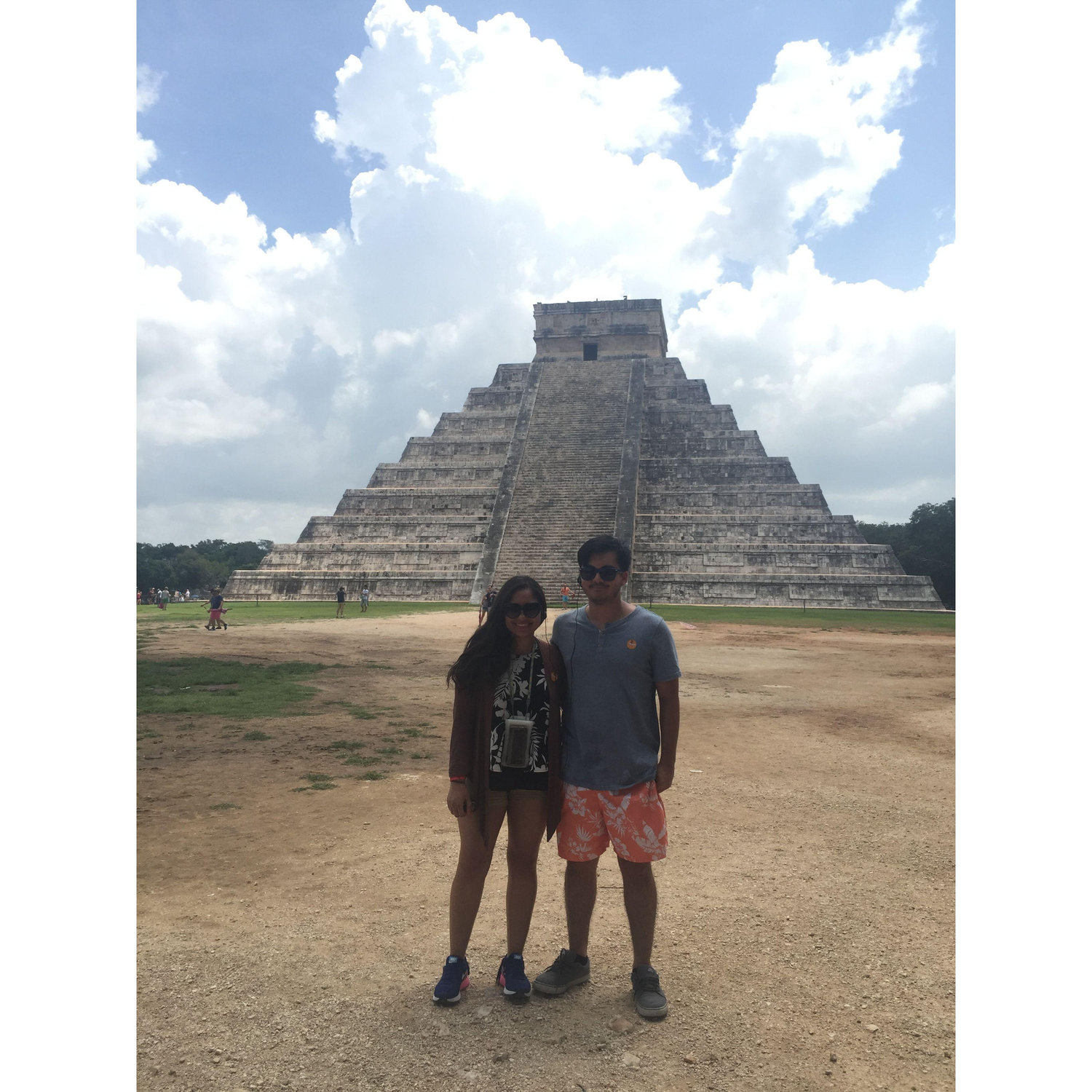 A beautiful hot day in Chichén Itzá, Mexico, 2016