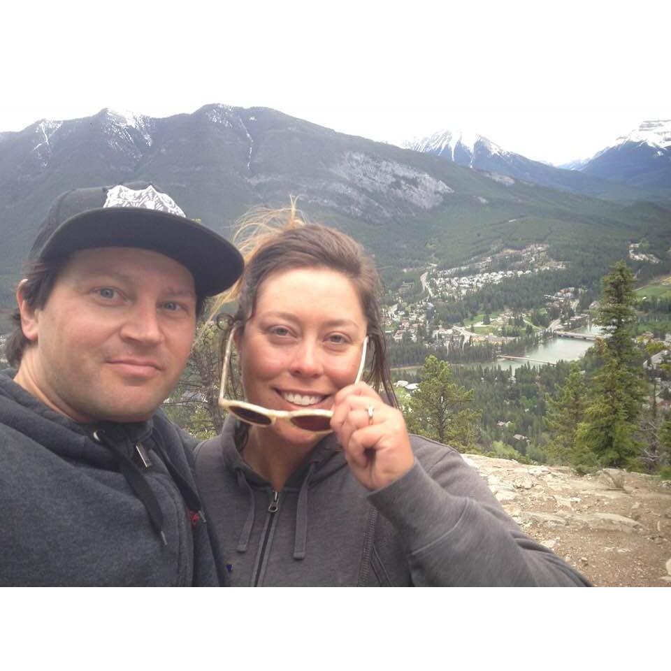 On top of Tunnel Mountain in Banff, Alberta. One of the most beautiful places in the world and Spencer's home.