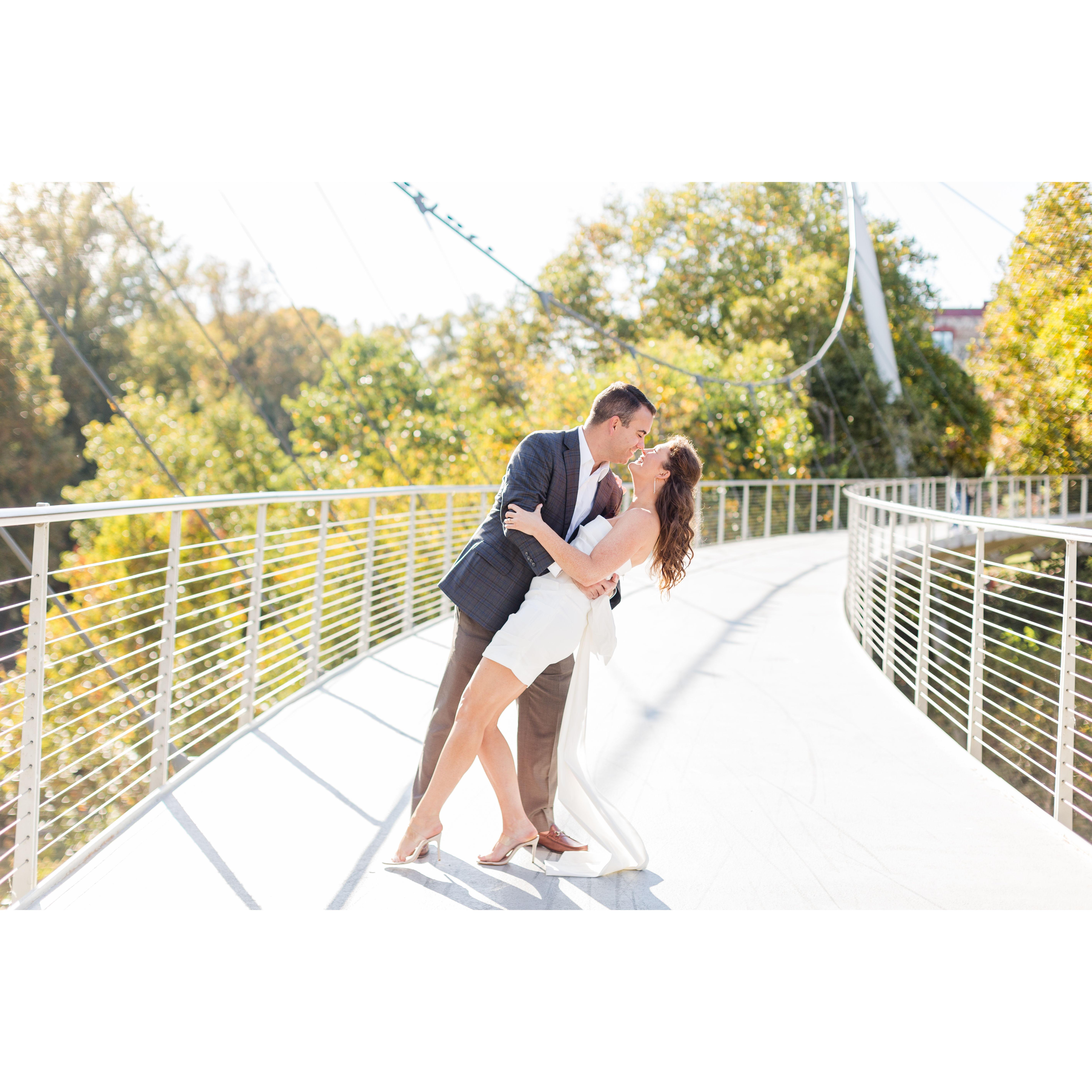 Engagement Photo Session in Downtown Greenville!