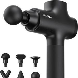 opove M3 Pro 2 Massage Gun Deep Tissue Percussion Muscle Massager for Workout, Handheld Percussive Therapy Fascia Gun for Athletes Fast Recovery 4-8 Hours Long Battery Life, Powerful, Quiet, Black