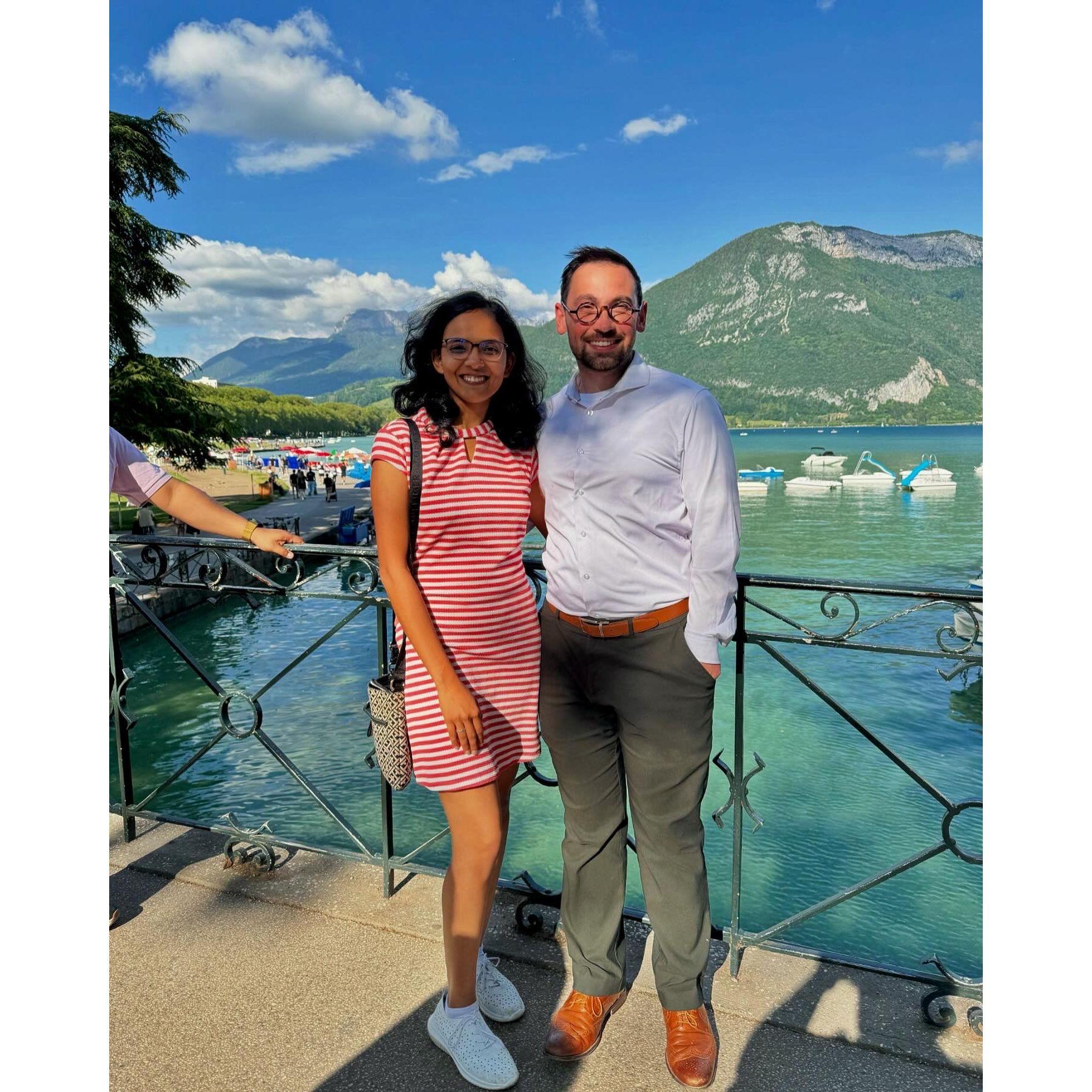 Awanti's first time in France!