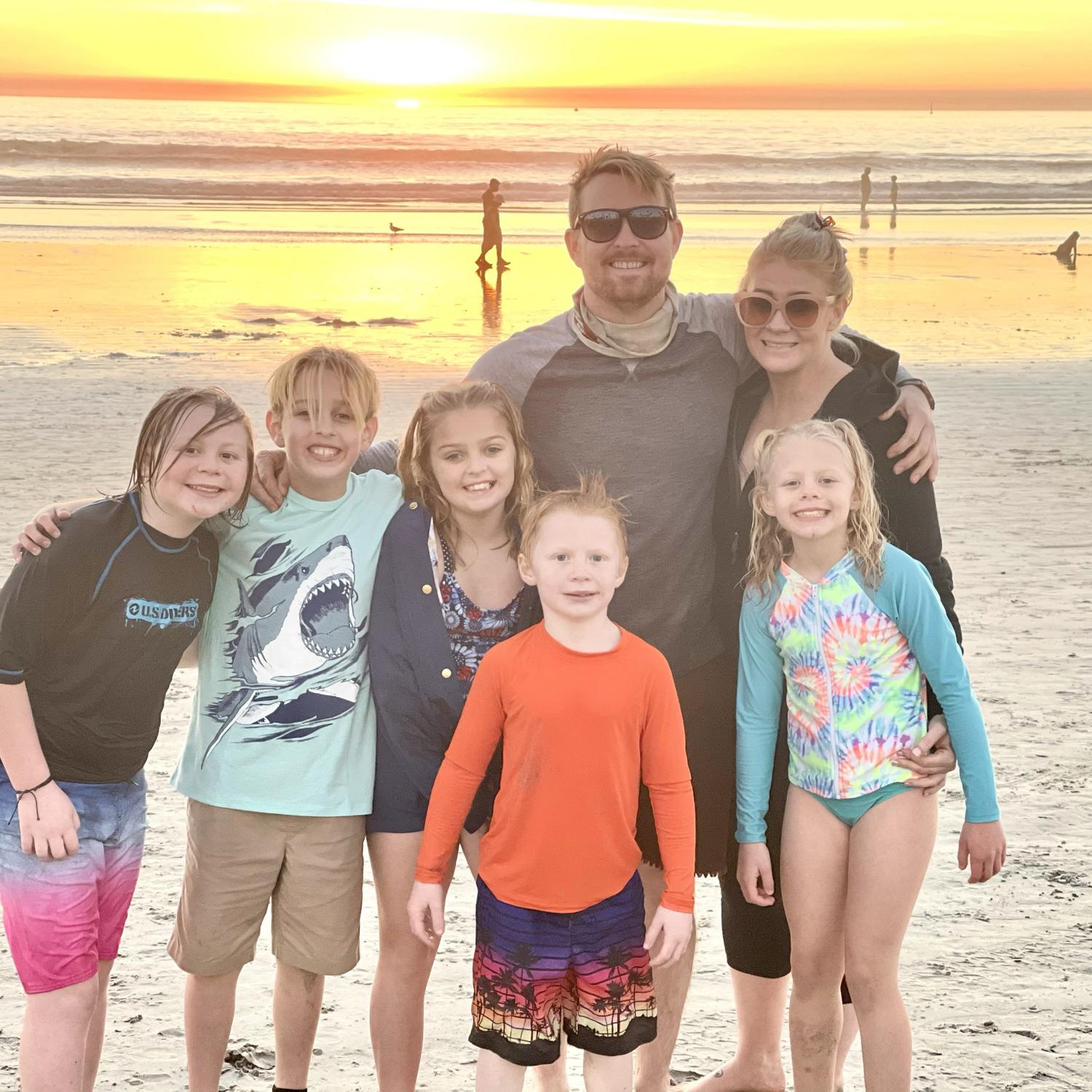 Beach family