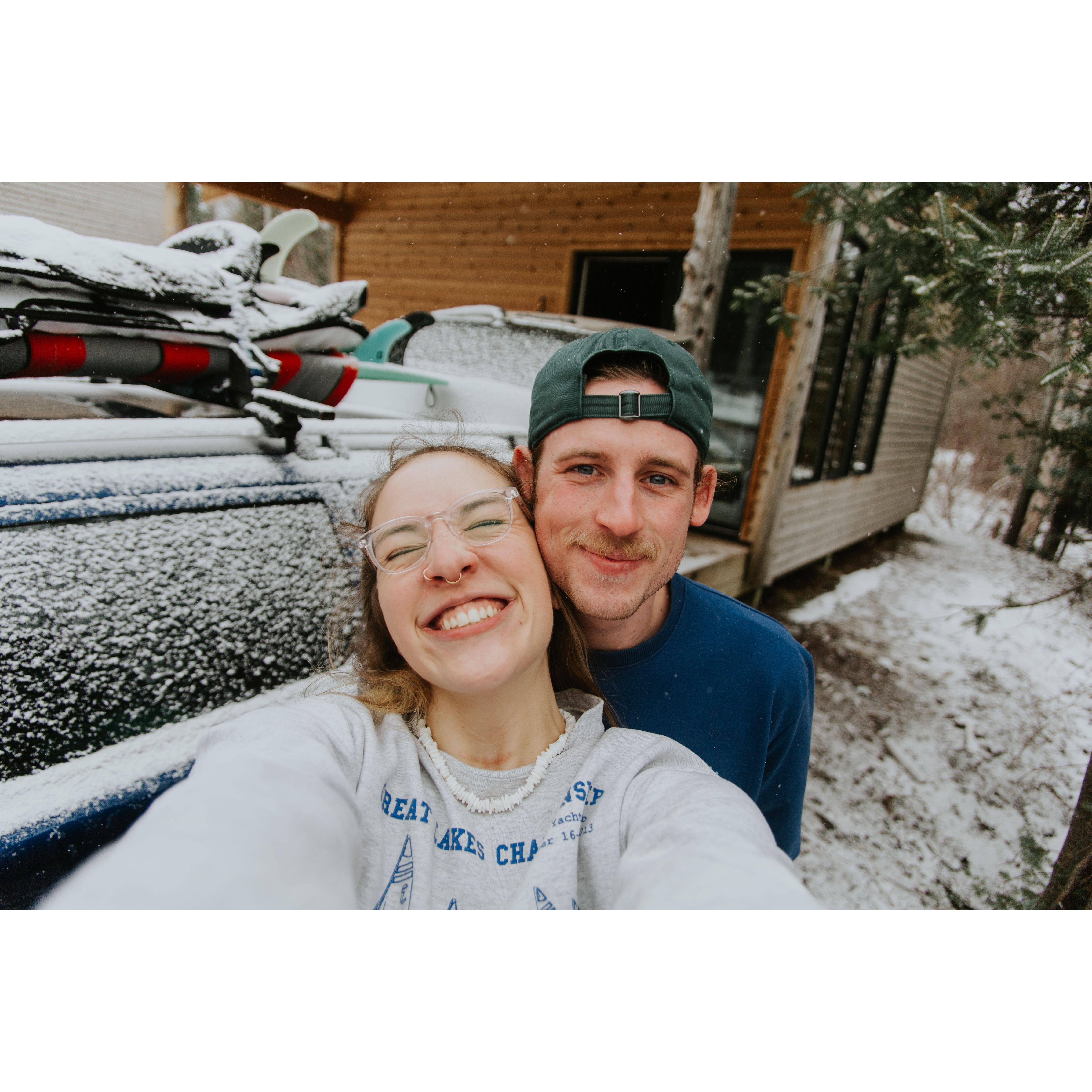 Copper Harbor spring shenanigans