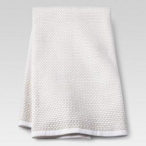 White Zig Zag Kitchen Towel - Threshold™