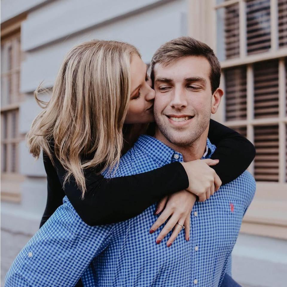 Our photographer asked me to jump on his back right before this photo. She didn't have to ask me twice...Pablo's too tall to not get piggyback rides from every chance I get.