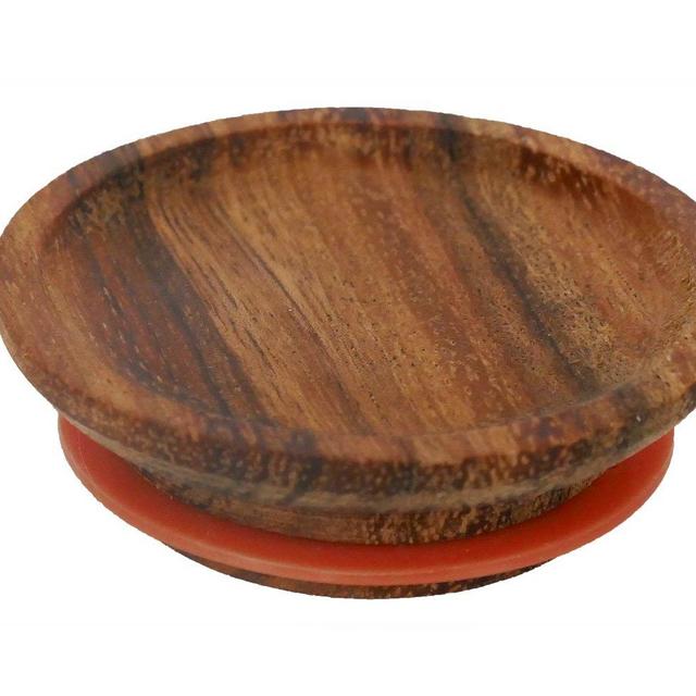 Weck Wood Lid (Small=60mm). Fits models 080, 755, 760, 762, 902, 763, 764, 766, 905, 975, 995