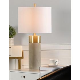 Metal & Concrete Table Lamp