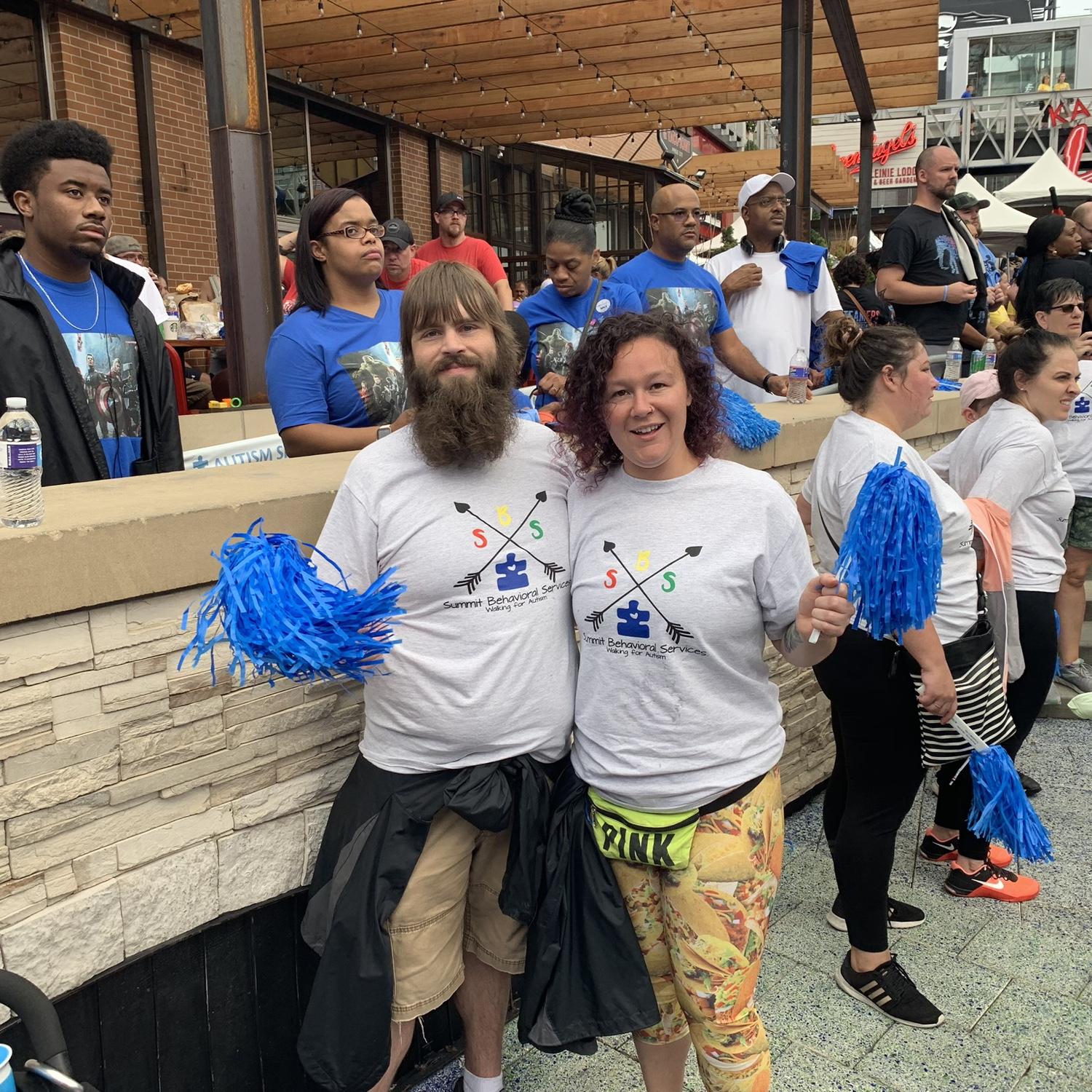 Light it up blue for autism awareness walk