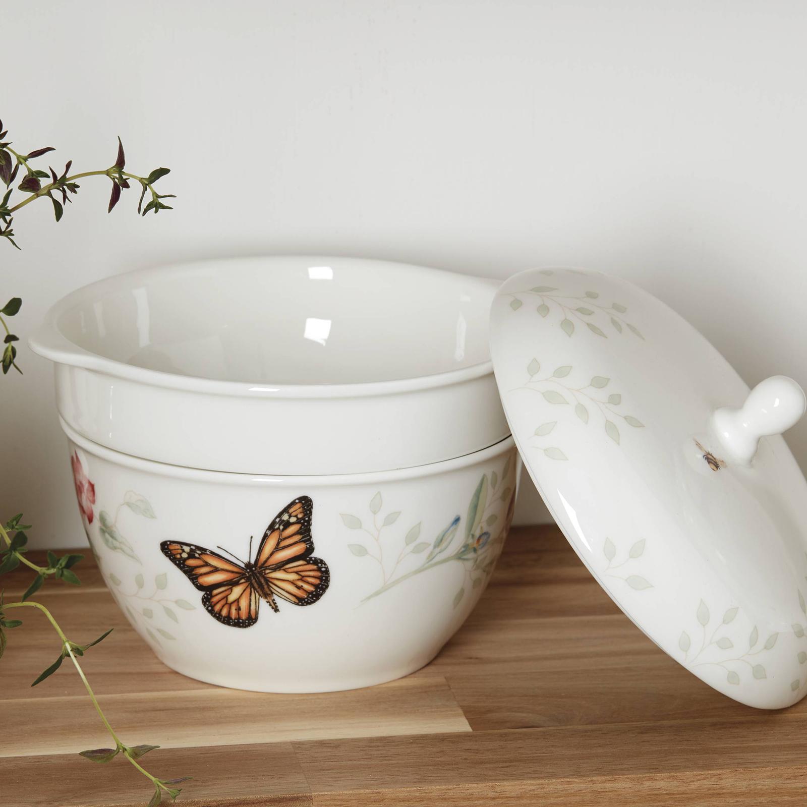 Lenox, Butterfly Meadow 3-Piece Stackable Bowl Set - Zola