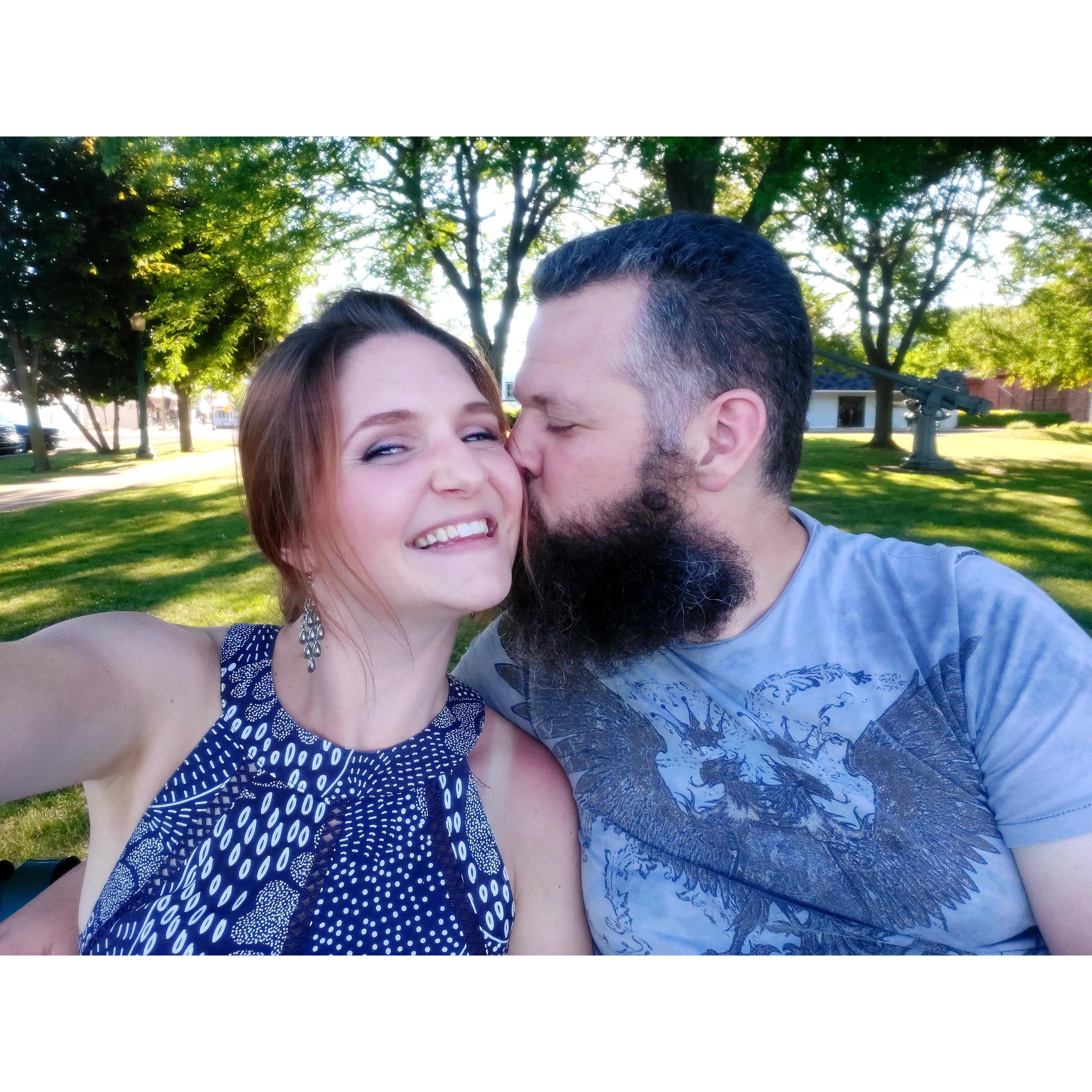 He's so sweet! Enjoyed a day get away