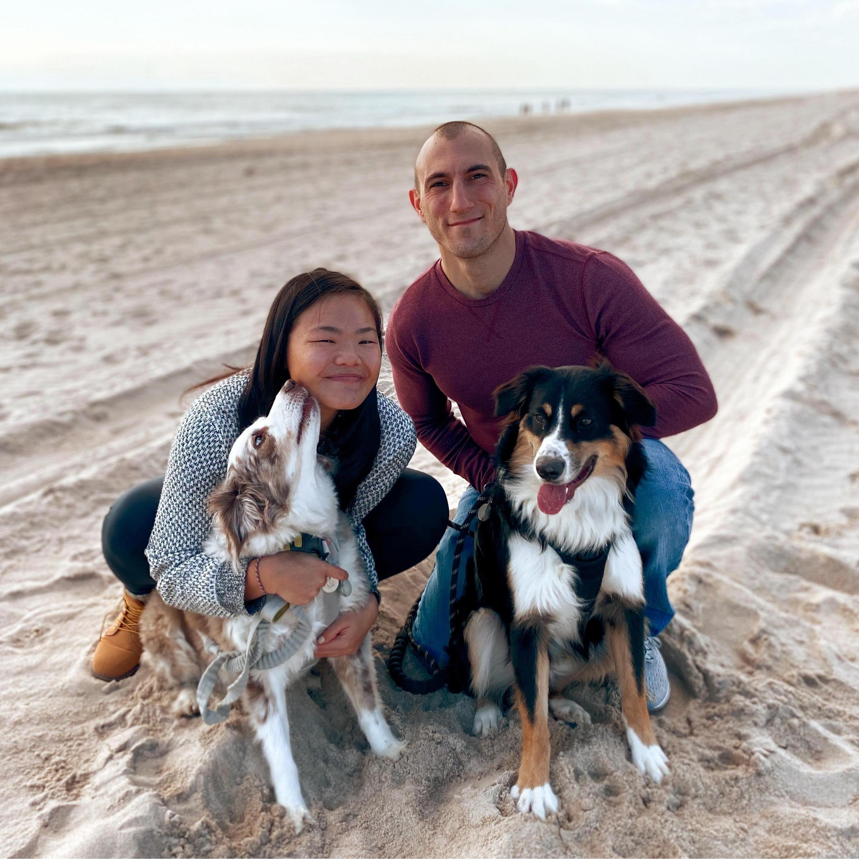 Thanksgiving 2020 on the beach with Lilo & Duncan!