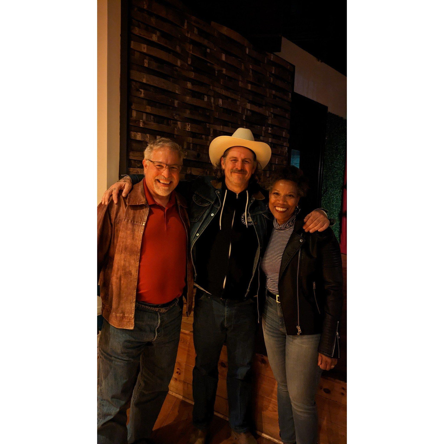 We love all kinds of music and go to a lot of concerts. Here we are with one of our favorite artists, Eric Lindell.