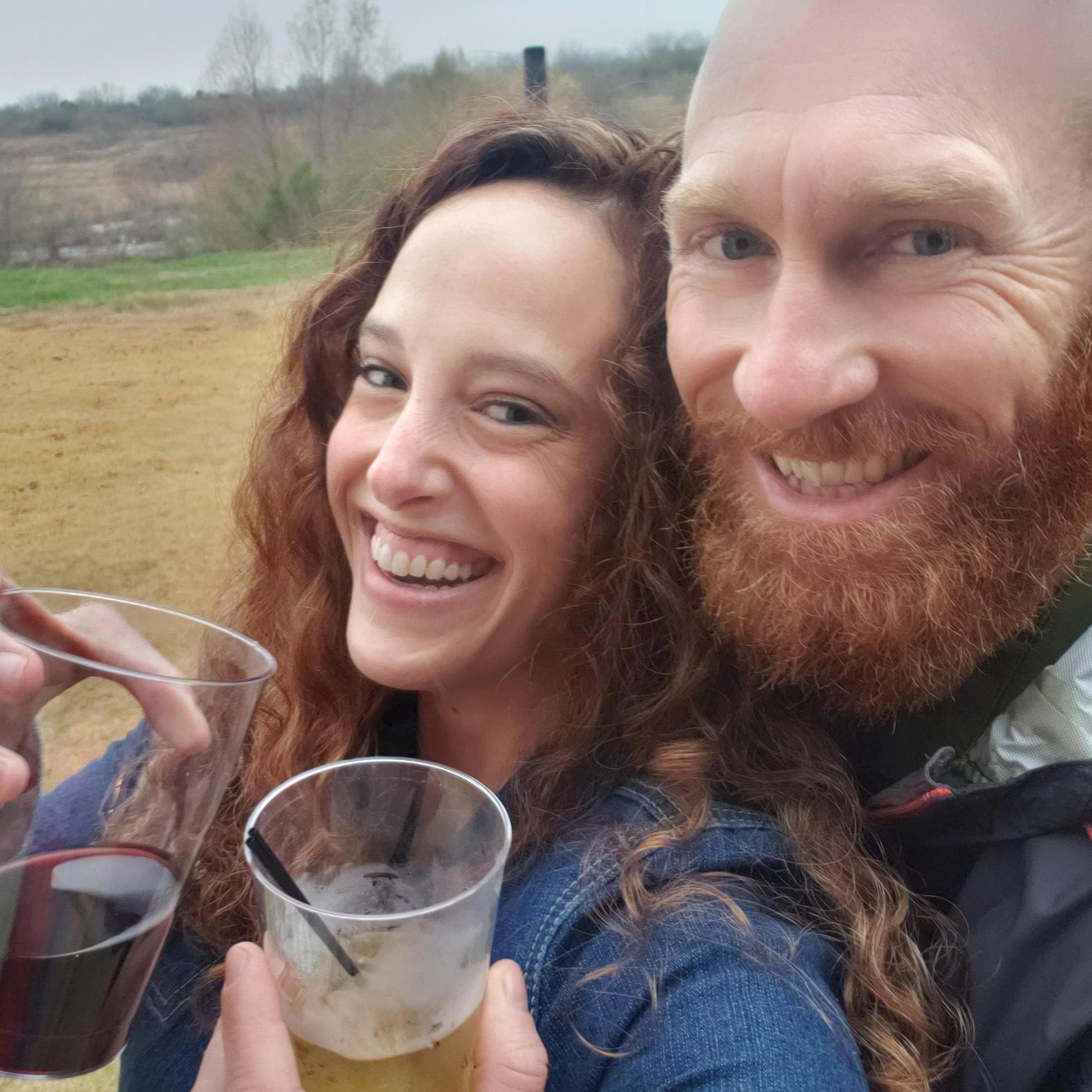 Celebrating our friend Alyse and Cole's wedding.