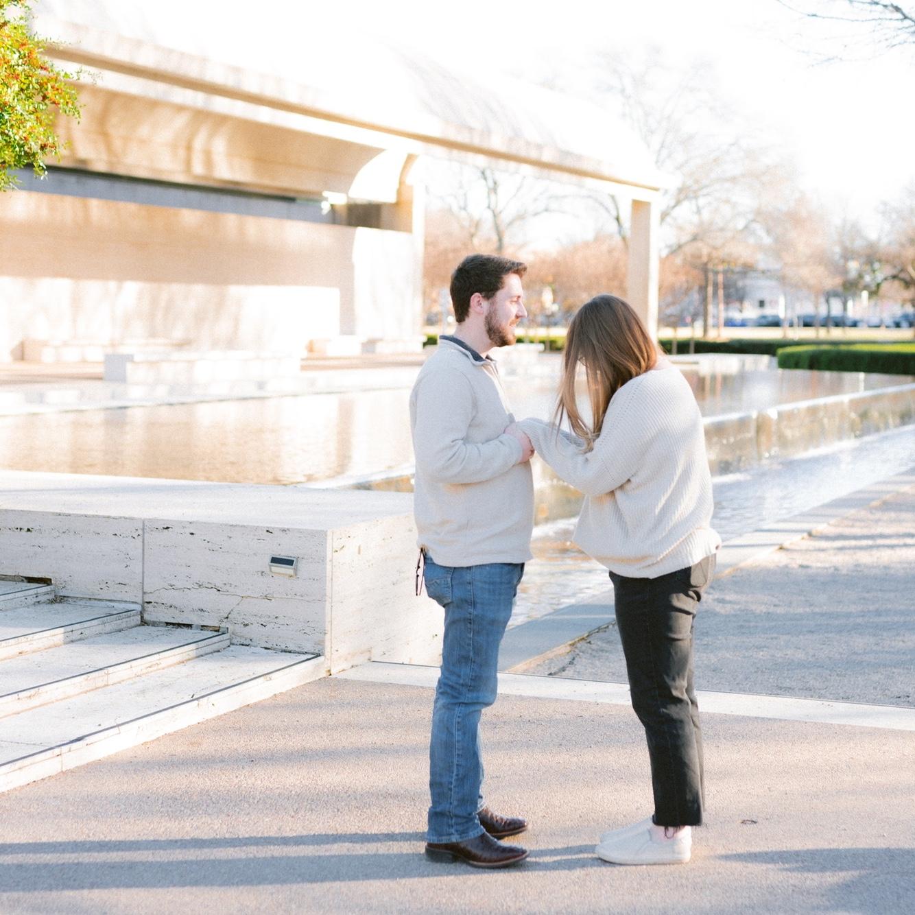 Right before Christopher proposed to Kaitlin