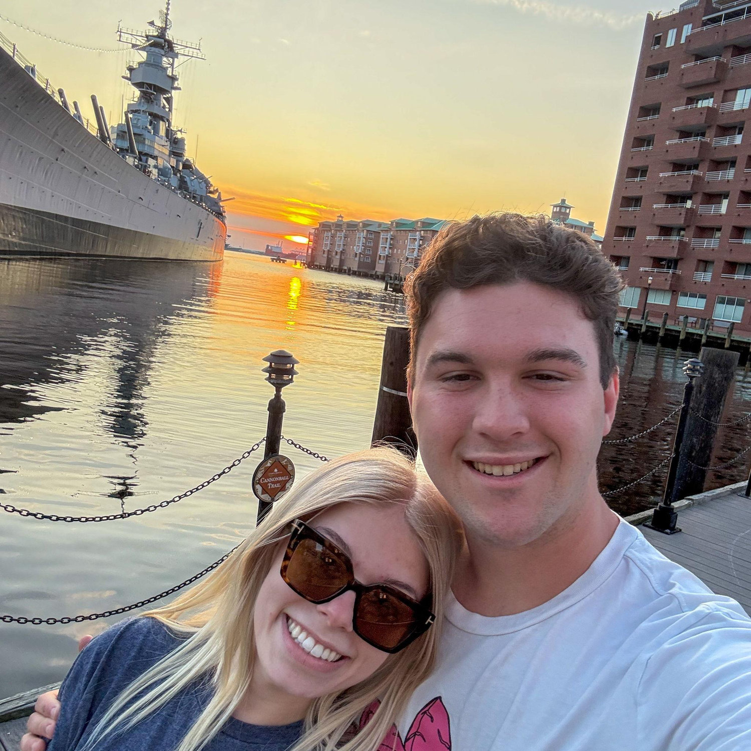 The last sunset we spent together before Jack got deployed :(