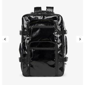 Terra 26L Laptop Duffel Backpack - SHINY BLACK