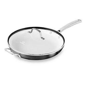 Calphalon® Classic Ceramic Nonstick 12-Inch Covered Fry Pan with Helper Handle