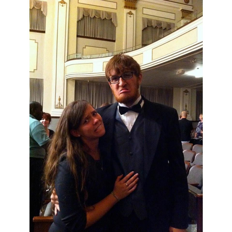 It's so hard to make him smile, that I've learned to embrace the goofy faces.