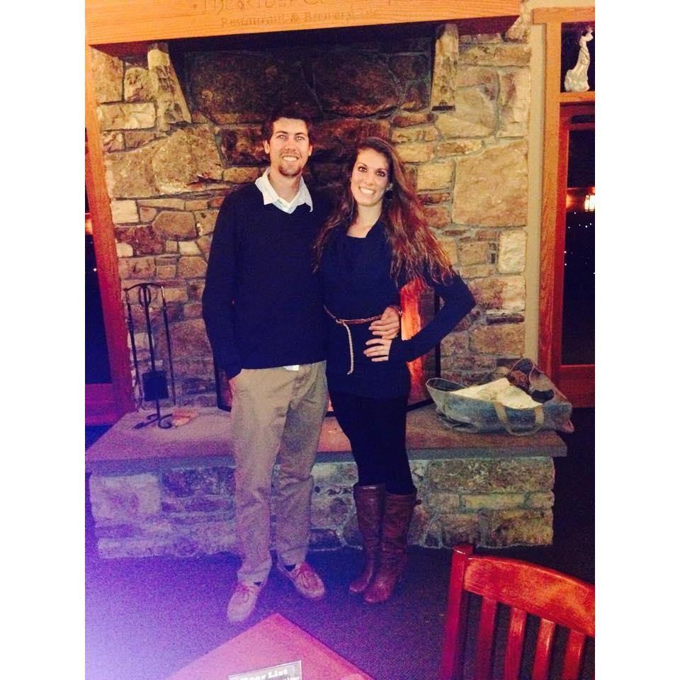 Britt's birthday celebration dinner at one of our favorite restaurants/breweries!