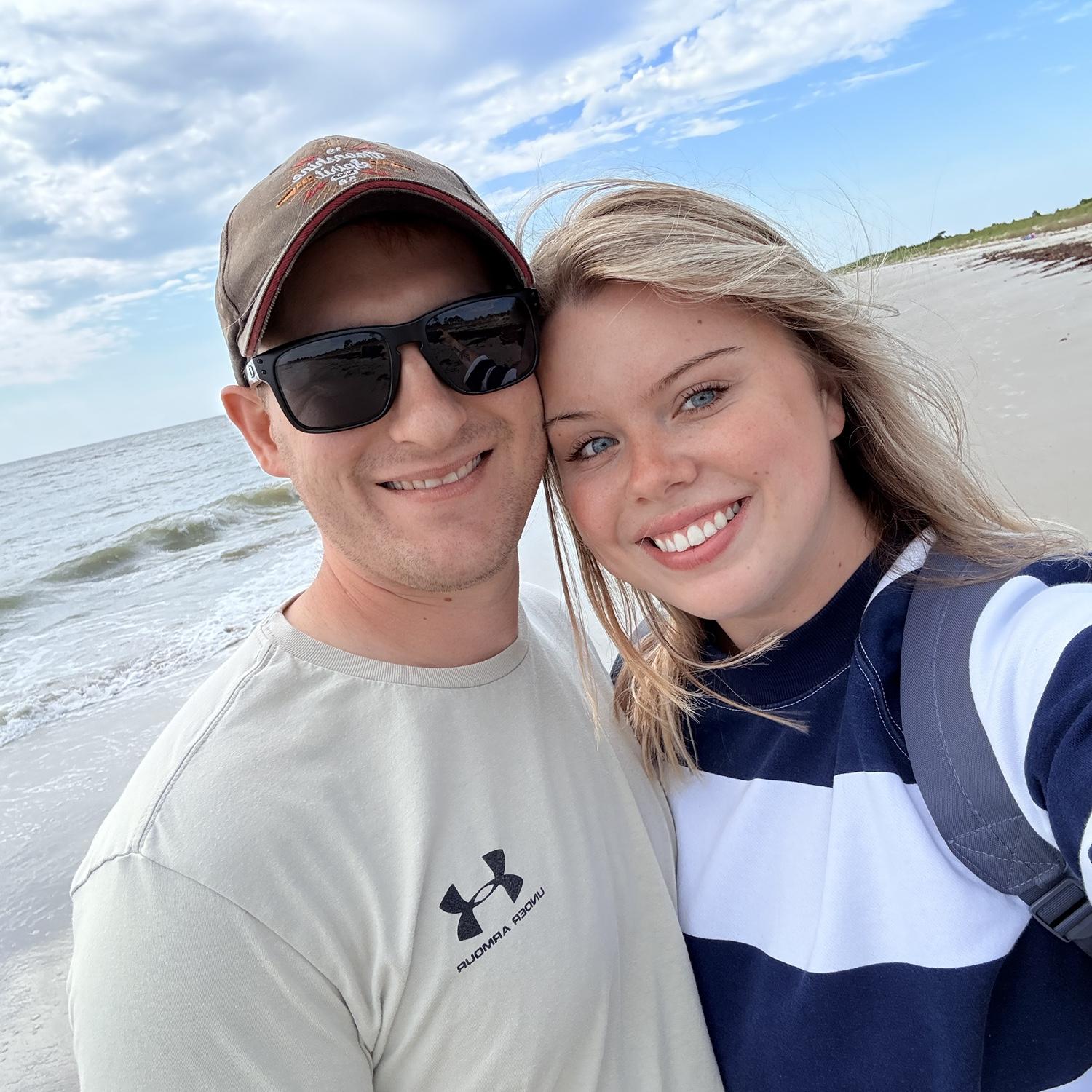 The first time at Grandview Beach (what would become our favorite beach spot in VA)